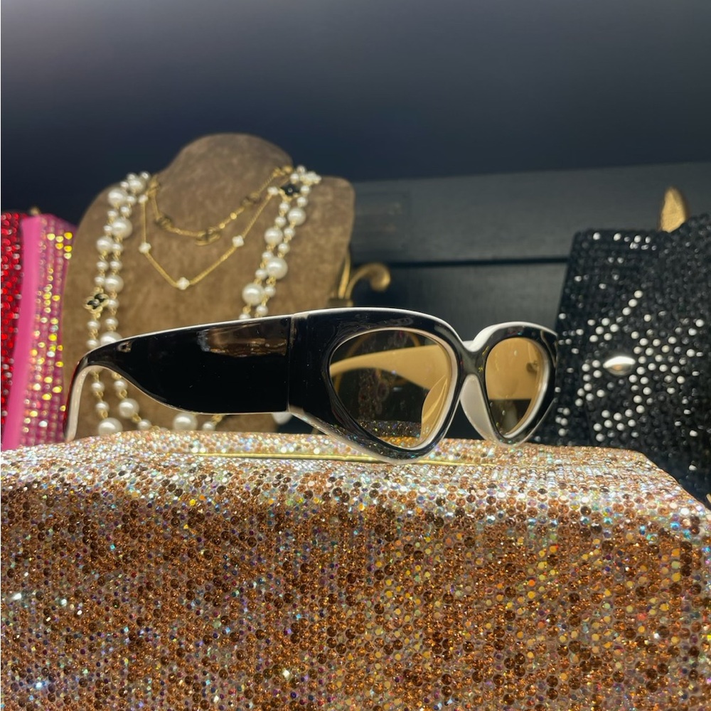 Chic Black and White Sunglasses